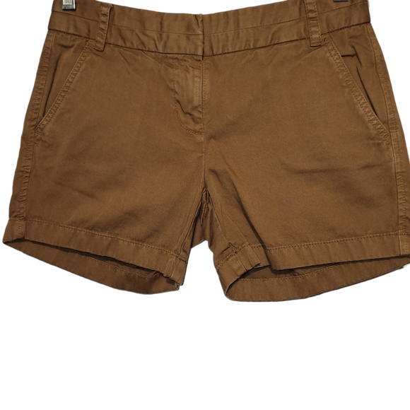 J Crew Chino Shorts Brown sz 2